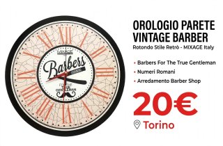 Orologio da Parete Vintage Barber MIXAGE