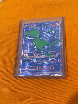 Carta Pokémon Mew RGB Azul