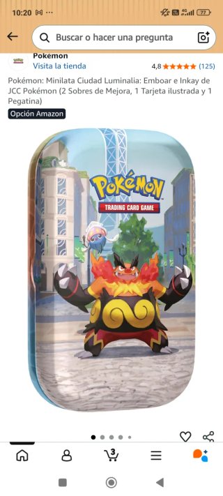 Minilata JCC Pokémon Ciudad Luminalia