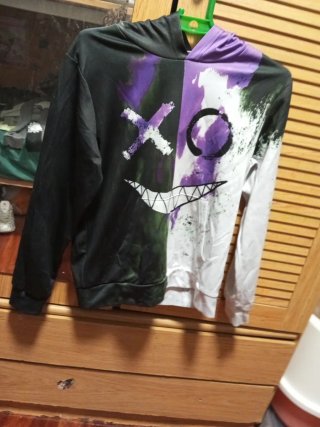 Sudadera con Capucha Estampada talla 12-13