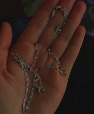 Collar de plata con sello 925
