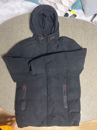 Parka Acolchada Boriken Negra Talla S