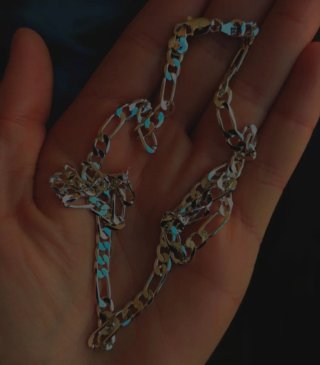 Collar de plata con sello 925
