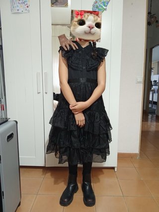 Disfraz de Halloween Negro Miércoles