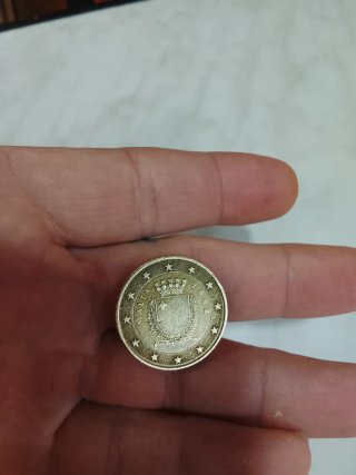Moneda de 50 céntimos de Malta 2008