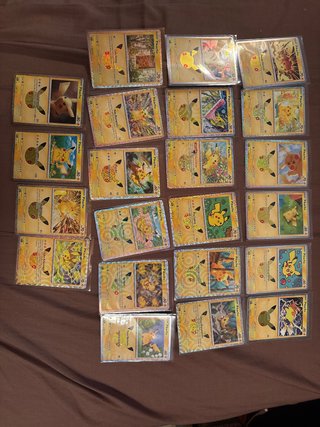 Lote 22 Cartas Pikachu 30 Aniversario