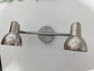 Aplique de pared con dos focos
