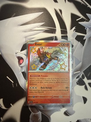 Carta Pokémon Entei (Destinos de Paldea)
