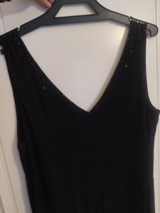 Vestido Negro Massimo Dutti