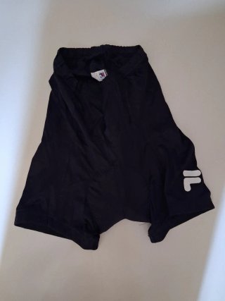 Pantaloncini da ciclismo Fila neri