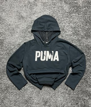 Sudadera Puma Negra con Capucha