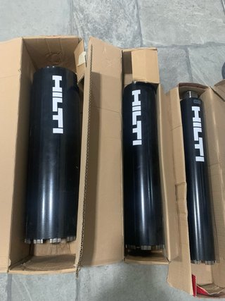Set de 3 Brocas Coronas Diamantadas Hilti