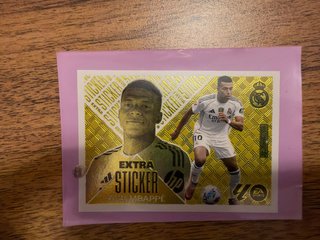 Sticker Extra Kylian Mbappé Real Madrid