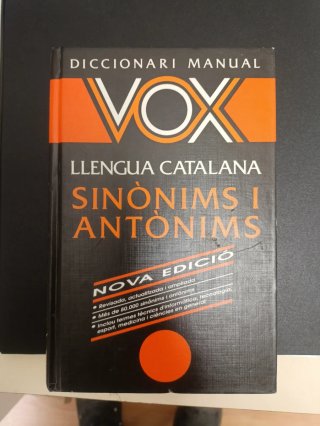Diccionari manual de sinònims i antònims