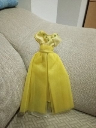 Vestito Giallo per Bambola Barbie (Anni '90)