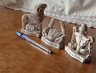 3 Figuras del Zodiaco en escayola