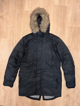 Parka Negra Jack & Jones Talla S