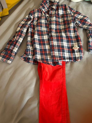 Conjunto niño 4 años camisa y pantalón