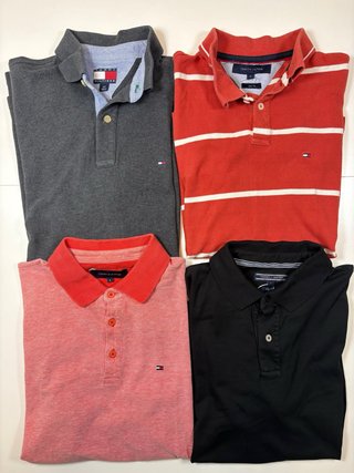 Lote VINTAGE 4 Polos Tommy Hilfiger Mix Tallas