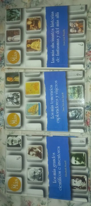 Lote 3 Libros Colección "Los Más" Ediciones Rueda