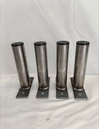 4 Soportes para discos Olimpicos Bumper