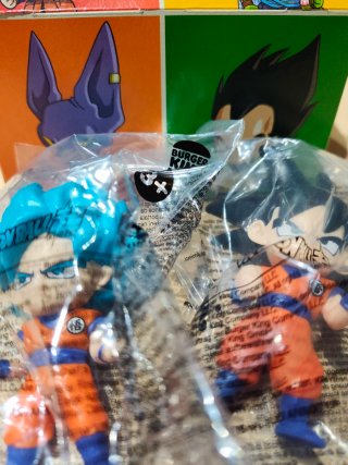 Set 2 Muñecos Dragon Ball Burger King