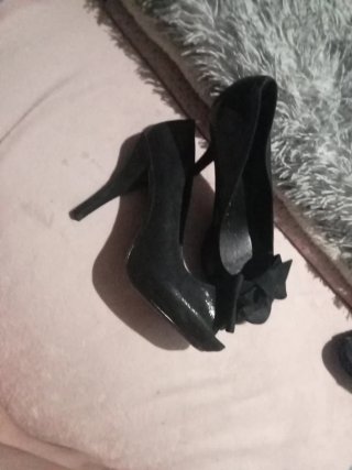 Tacones Negros Talla 39