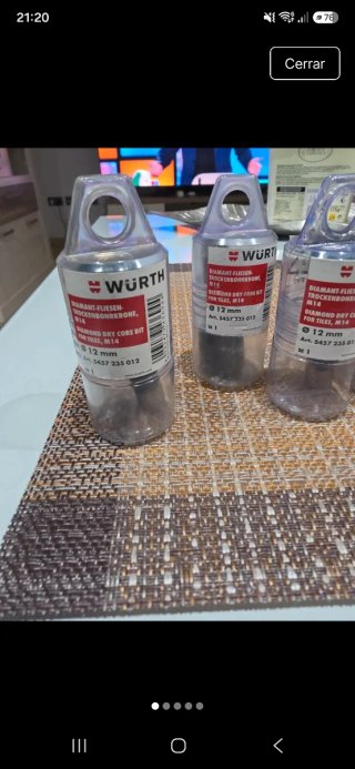 Brocas Diamante Würth 12mm
