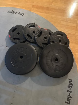 Set de Discos de Pesas Gorilla Sports 50kg