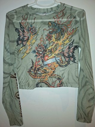 Blusa Estampada Bershka