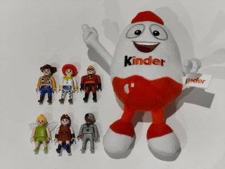 Set 6 Figuras Playmobil - Kinder / Peluche regalo