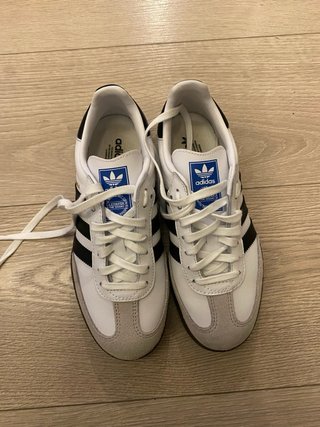 Zapatillas Adidas Samba Blanco y Negro
