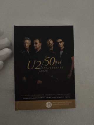 2€ Proof Irlanda 2026 U2 50 aniversario