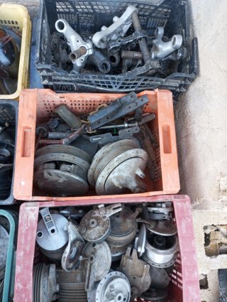 Lote de piezas para moto clásica