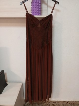 Vestido Marrón Talla M