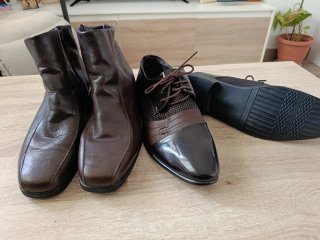 Lote de botines y zapatos de mujer