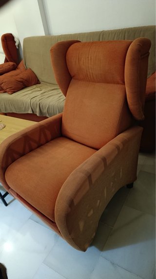 Sofá cama y 2 sillones relax