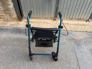 Andador 4 Ruedas y Cesta Neo Fashion Azul, Nuevo