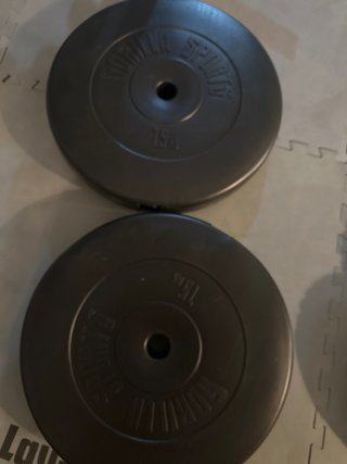2 Discos de Pesas Gorilla Sports 15kg