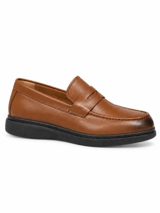 Mocasines de Piel Marrón