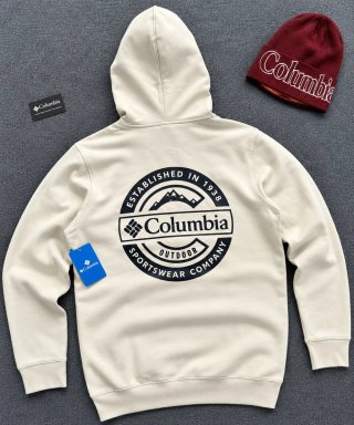 Sudadera Columbia Beige Talla XL