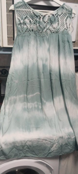 Vestido de playa estampado