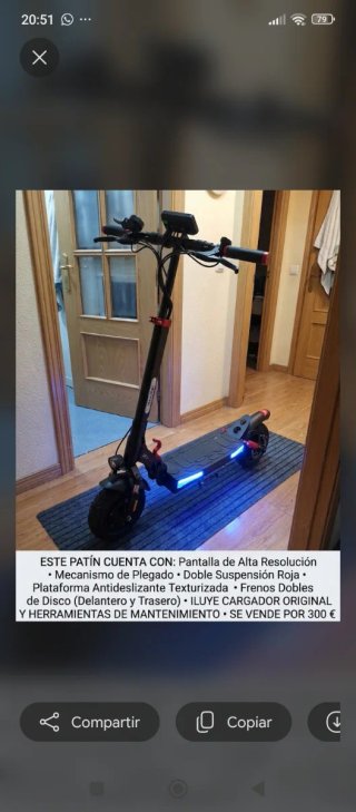 Patín Eléctrico con Doble Suspensión