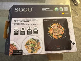 Placa de Inducción Portátil SOGO SS-10246