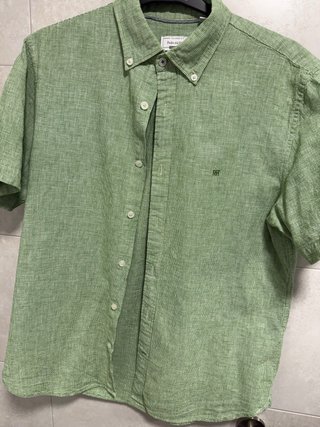 Camisa de Lino Pedro del Hierro Verde
