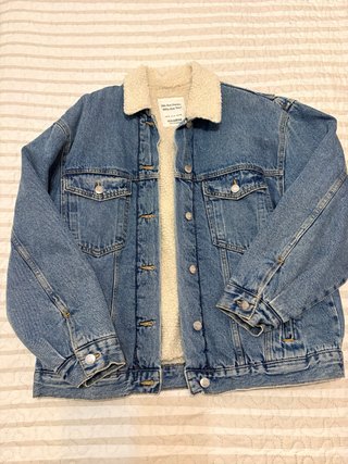 Chaqueta Vaquera con Borreguito Pull&Bear