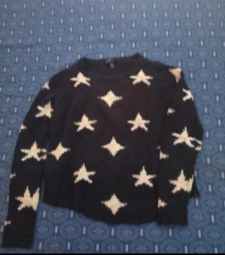 Jersey de punto con estampado de estrellas