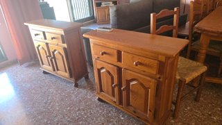 Set de 2 Cómodas de Salón de Madera