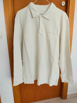 Polo Calvin Klein Jeans Blanco Talla L