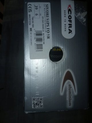 Zapatos de Seguridad Cofra Sivori Talla 39